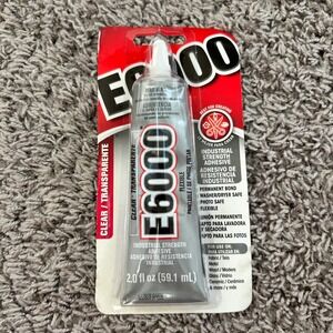 E6000 Industrial Strength Adhesive Glue Flexible Permanent Bond 2.0 oz